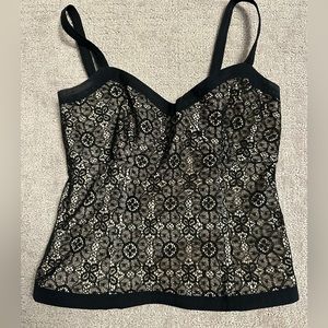 Elie Tahari eyelet tank